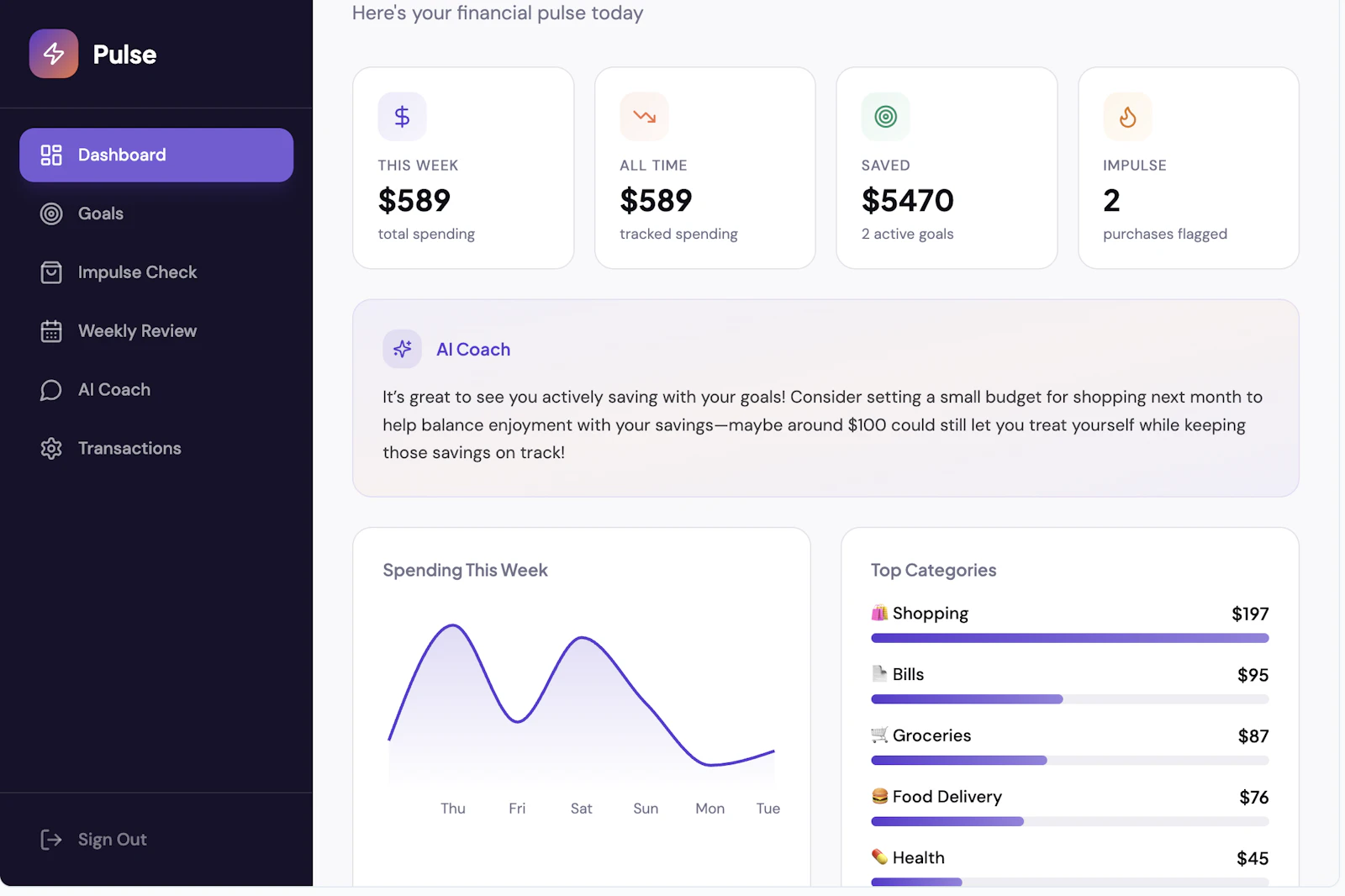 Pulse Money screenshot 3