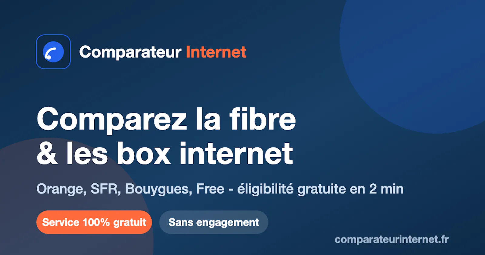 Comparateur Internet Speed Test screenshot 1