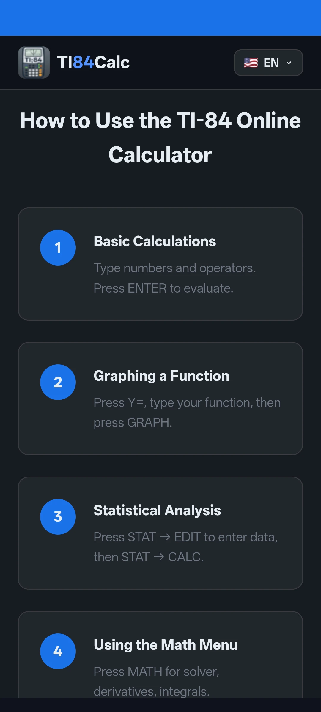 TI 84 calculator 截图 5