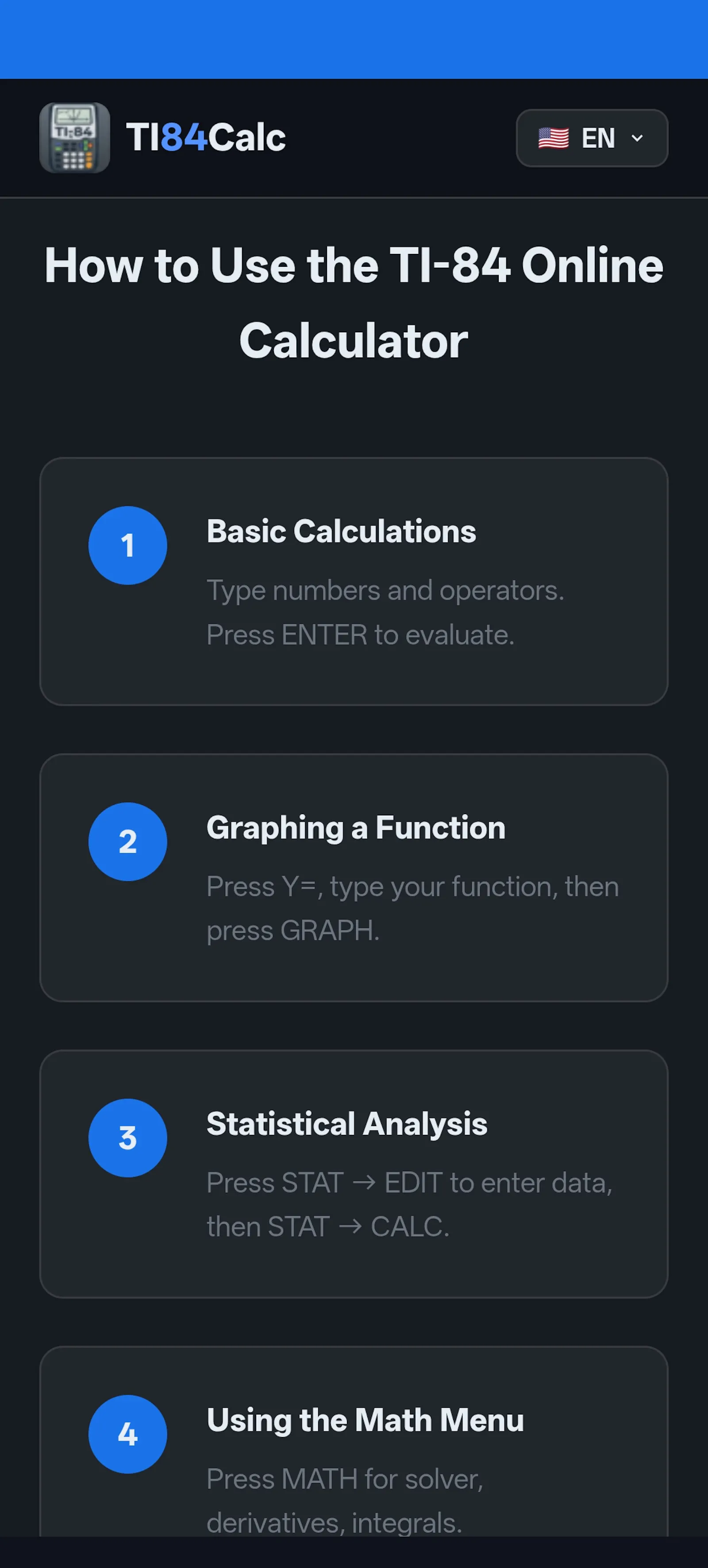 TI 84 calculator screenshot 5