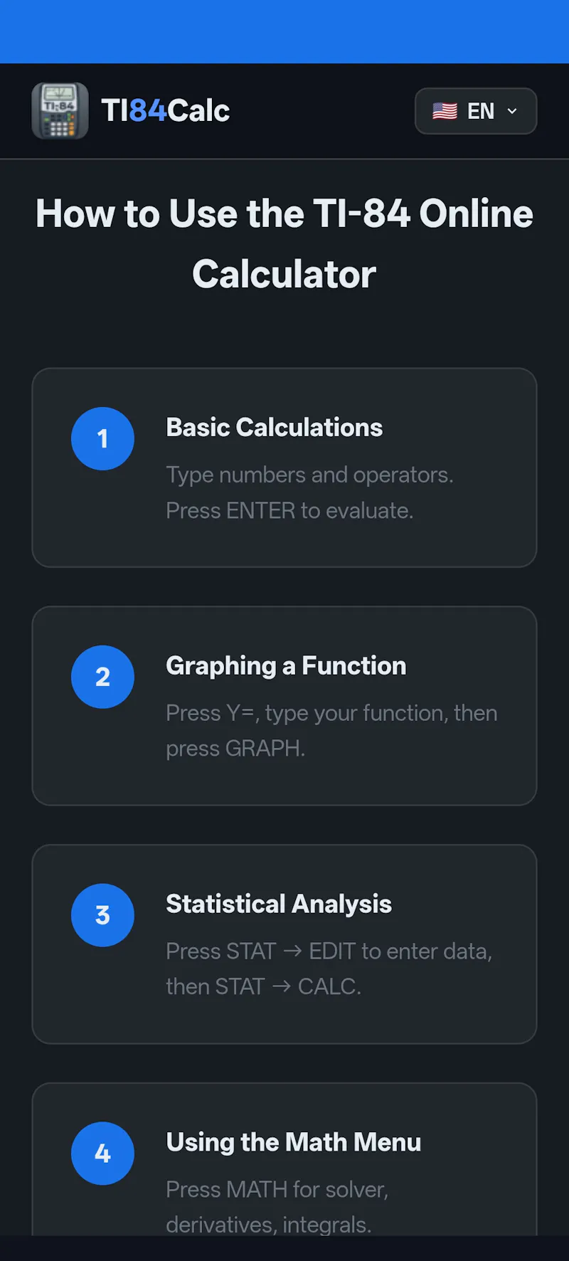 TI 84 calculator screenshot 5