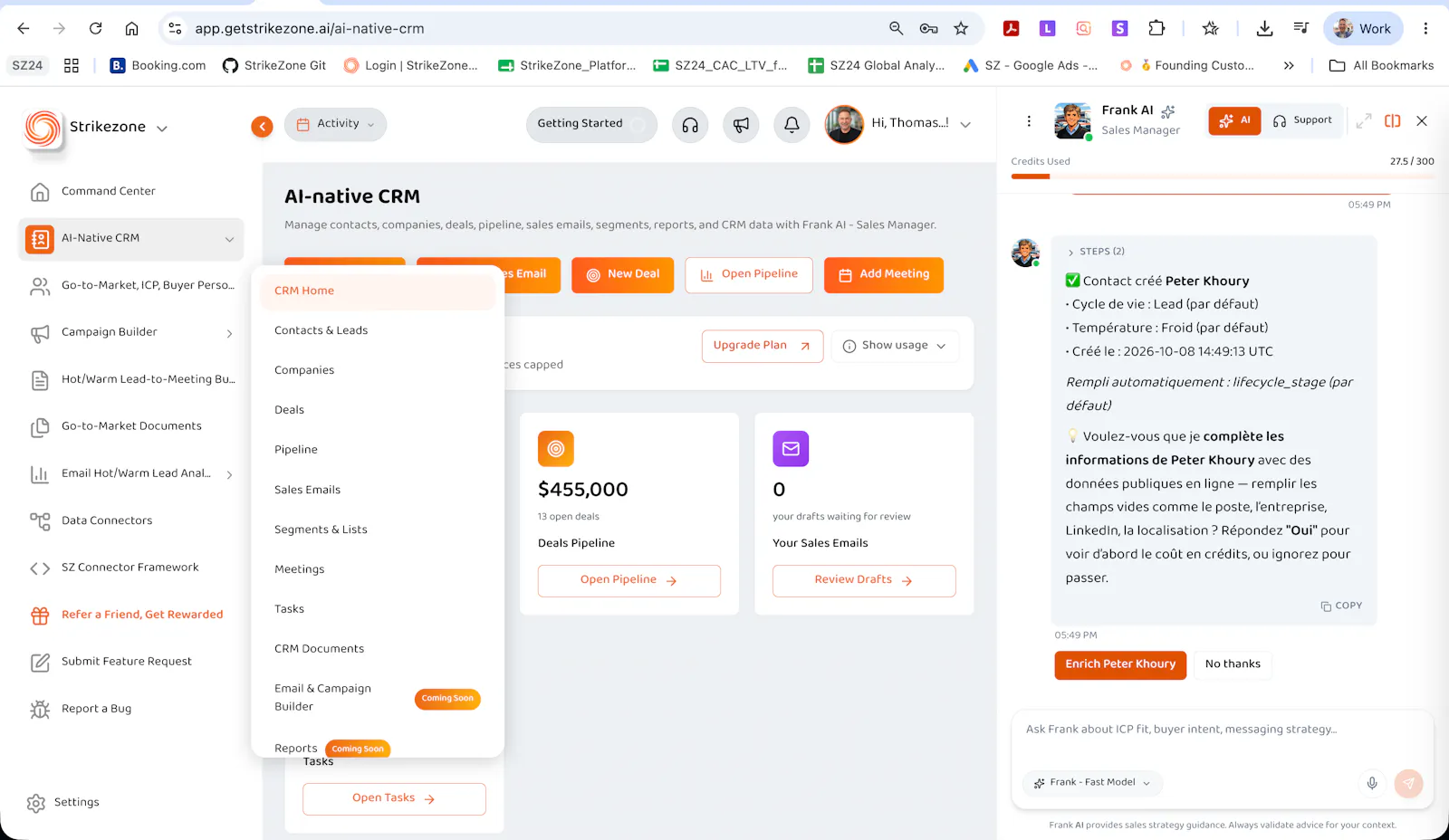 Strikezone AI-native CRM & Go-to-Market screenshot 4
