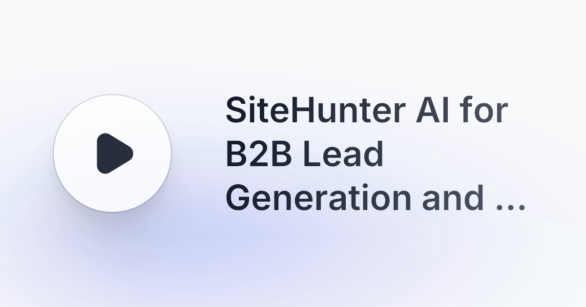 SiteHunter gallery image
