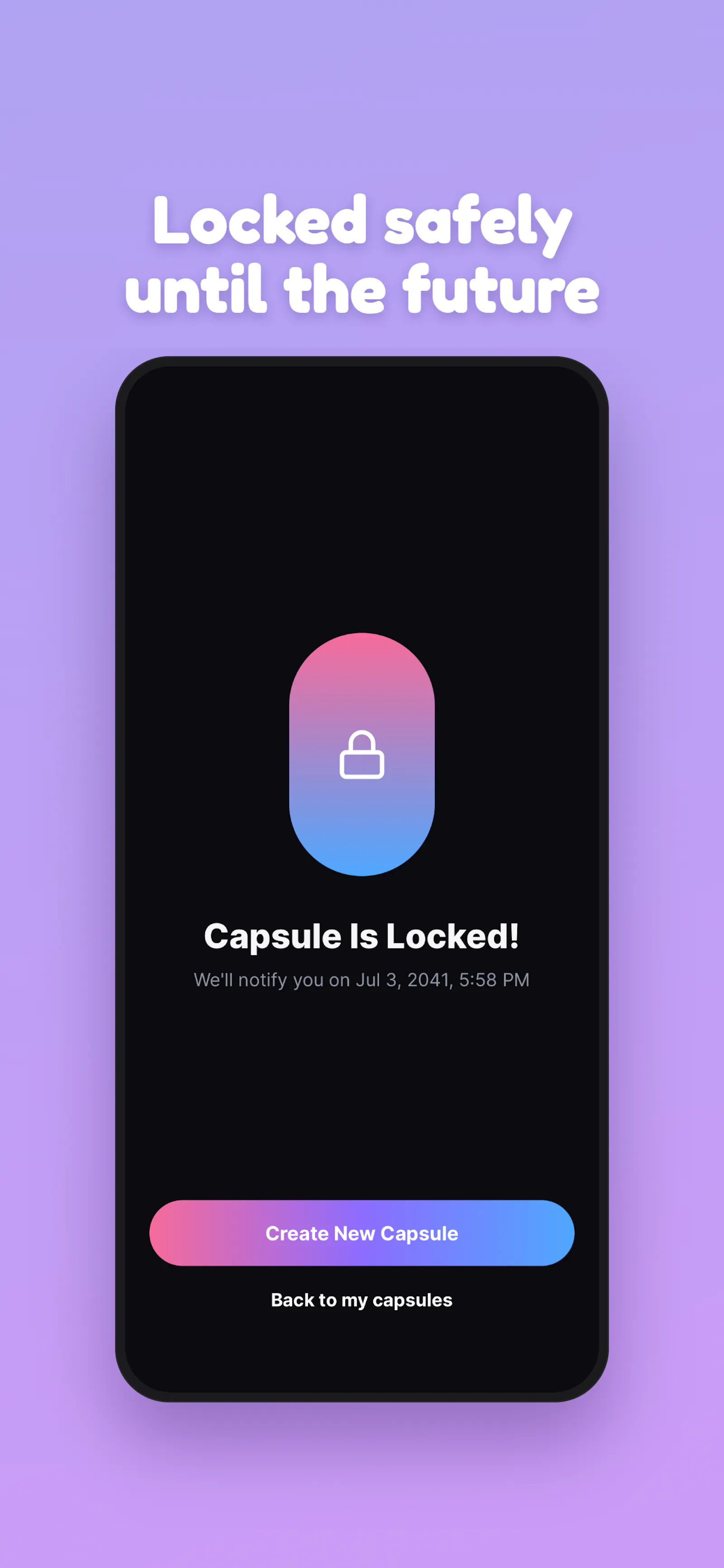 LockCapsule - Time Capsule screenshot 4