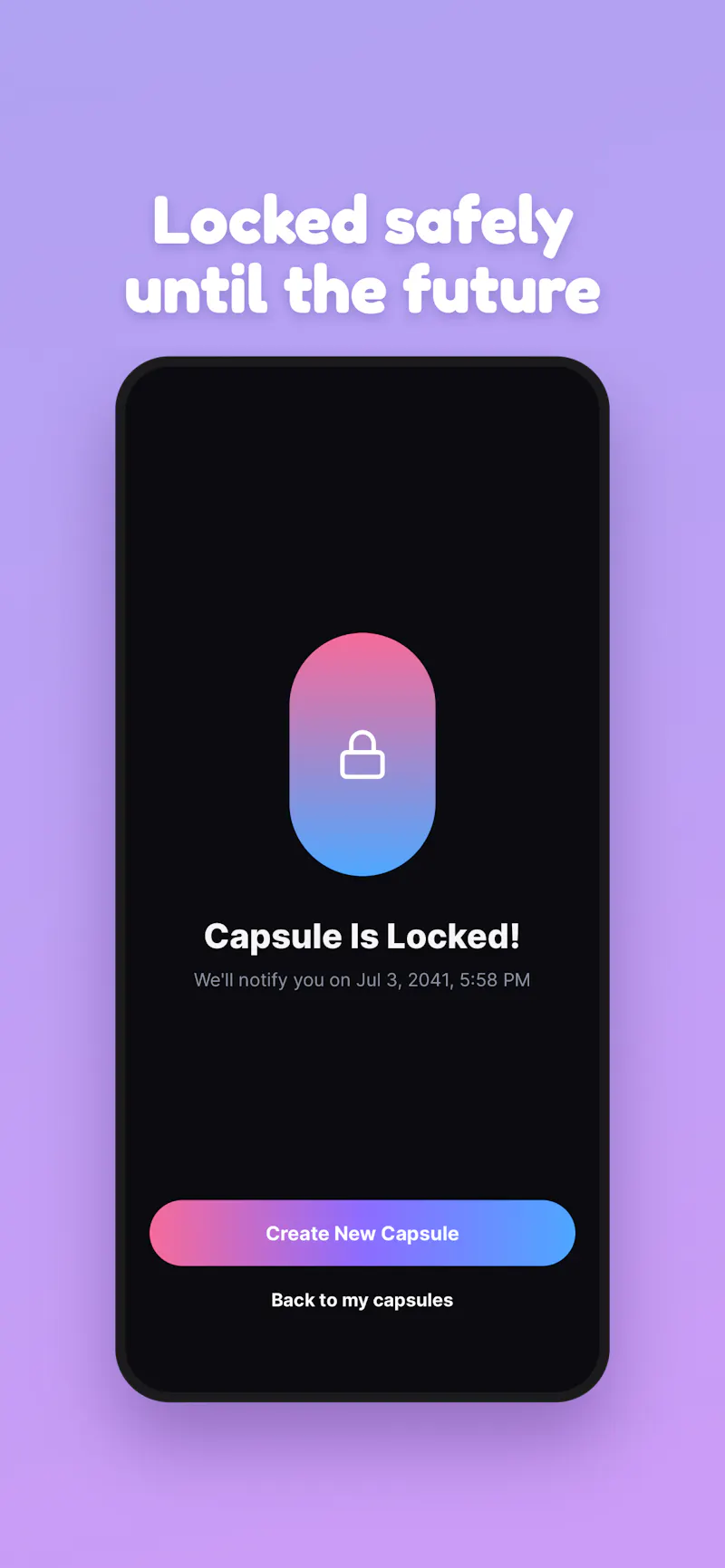 LockCapsule - Time Capsule screenshot 4