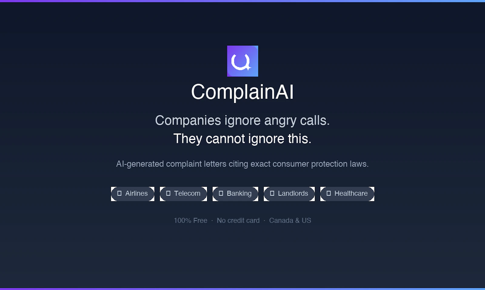 Complain Ai screenshot 1