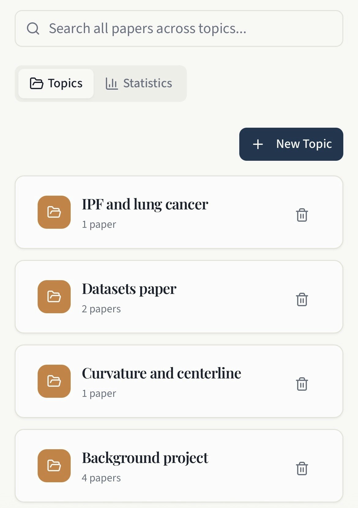 Thesium — Research Paper Management