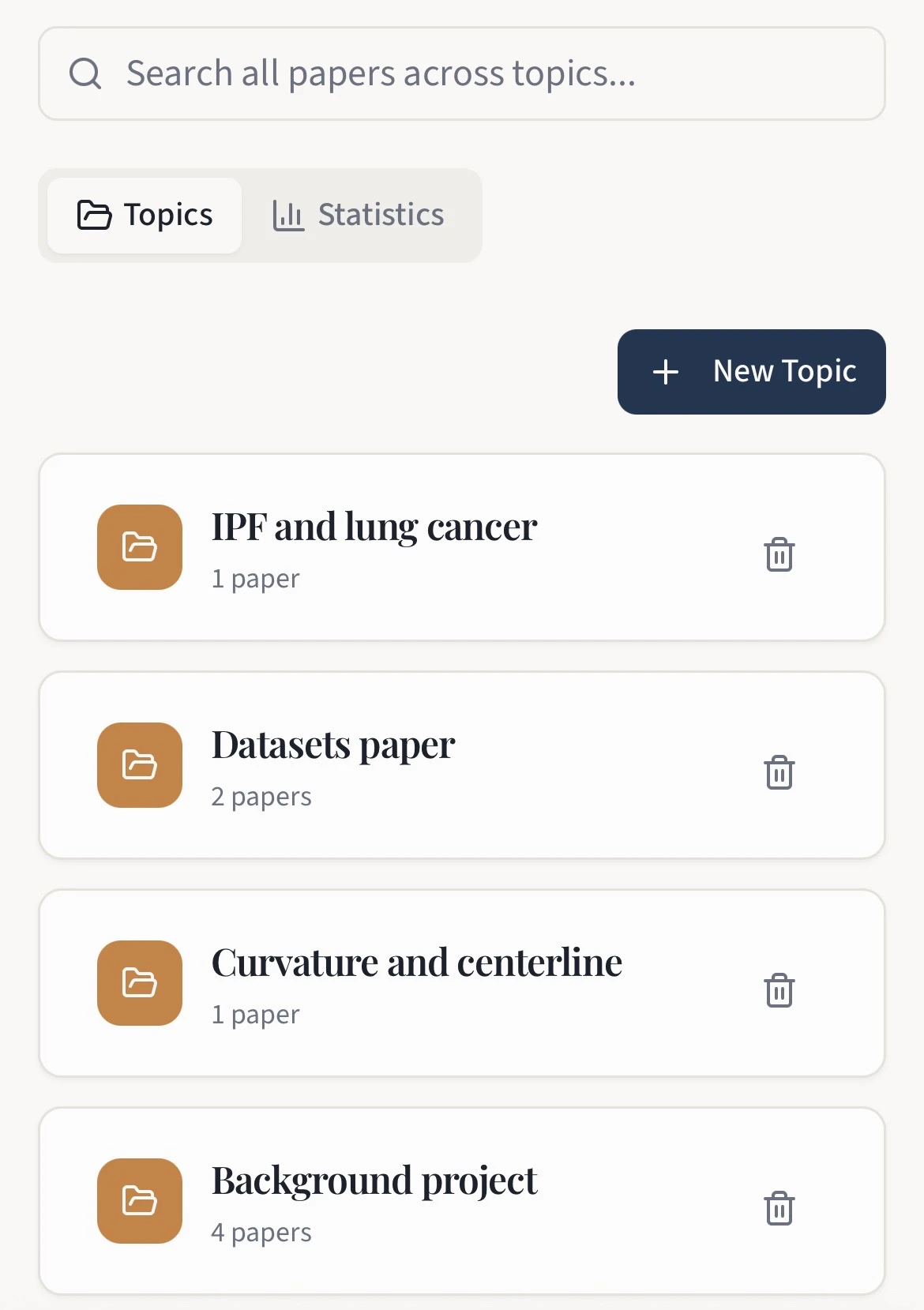 Thesium — Research Paper Management
