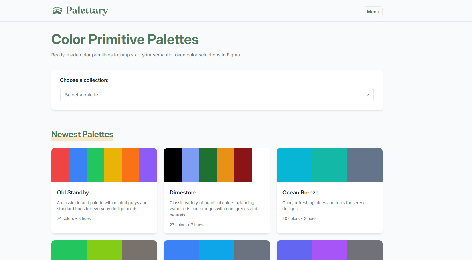 Palettary - Main product screenshot demonstrating key features and user interface