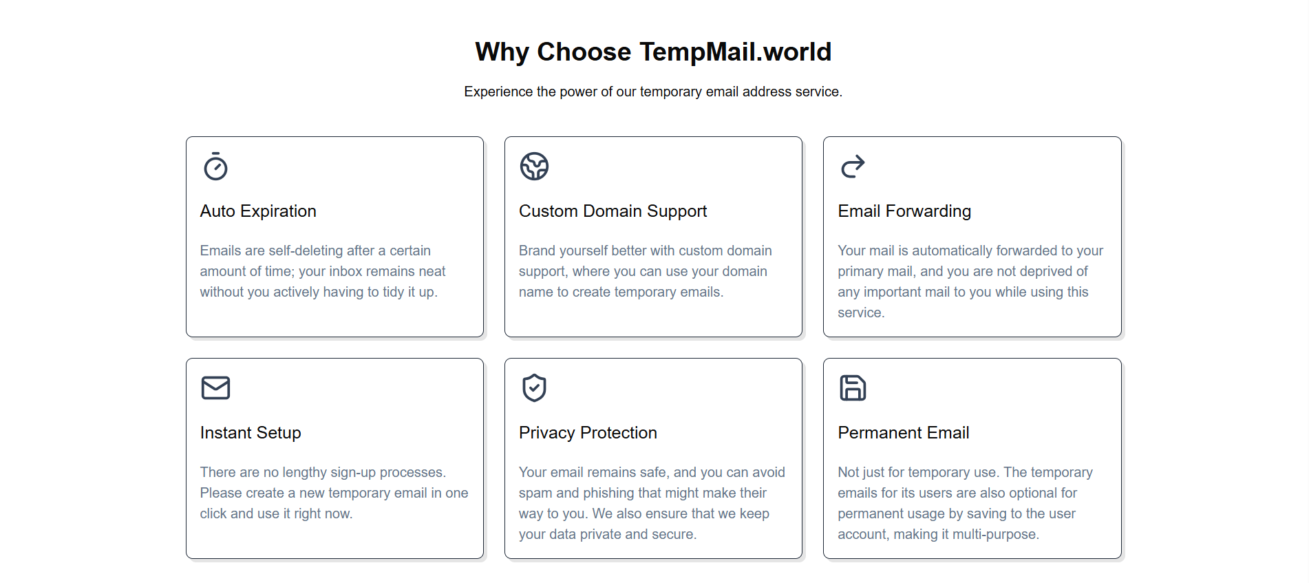 TempMail.World - 빠르고 안전하며 스팸이없는 이메일! 미디어 2