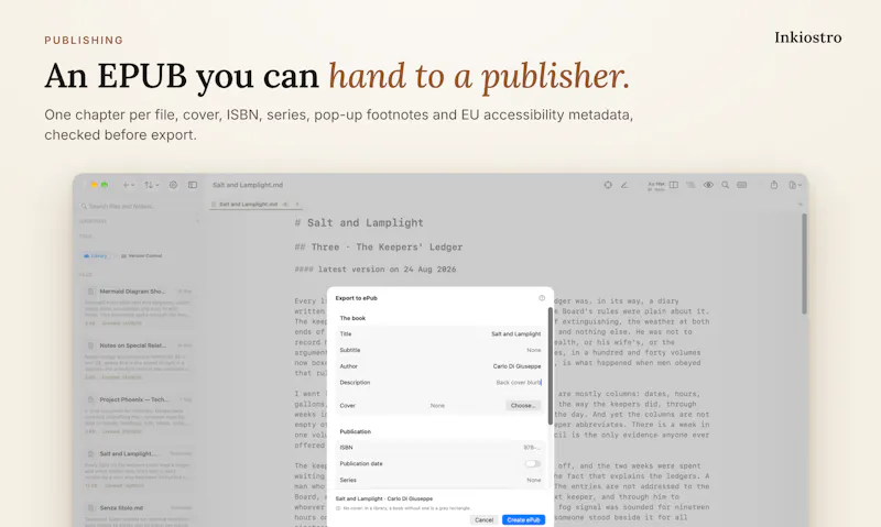 Inkiostro: Markdown Editor screenshot 3