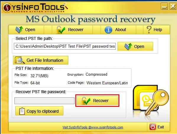 Outlook PST Password Remover - Remove Password from the Encrypted PST files. media 5