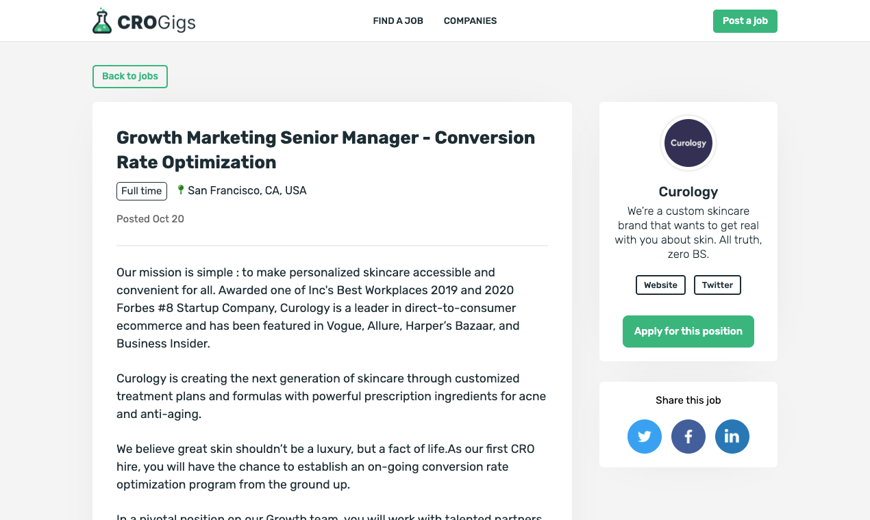 CRO Gigs gallery image