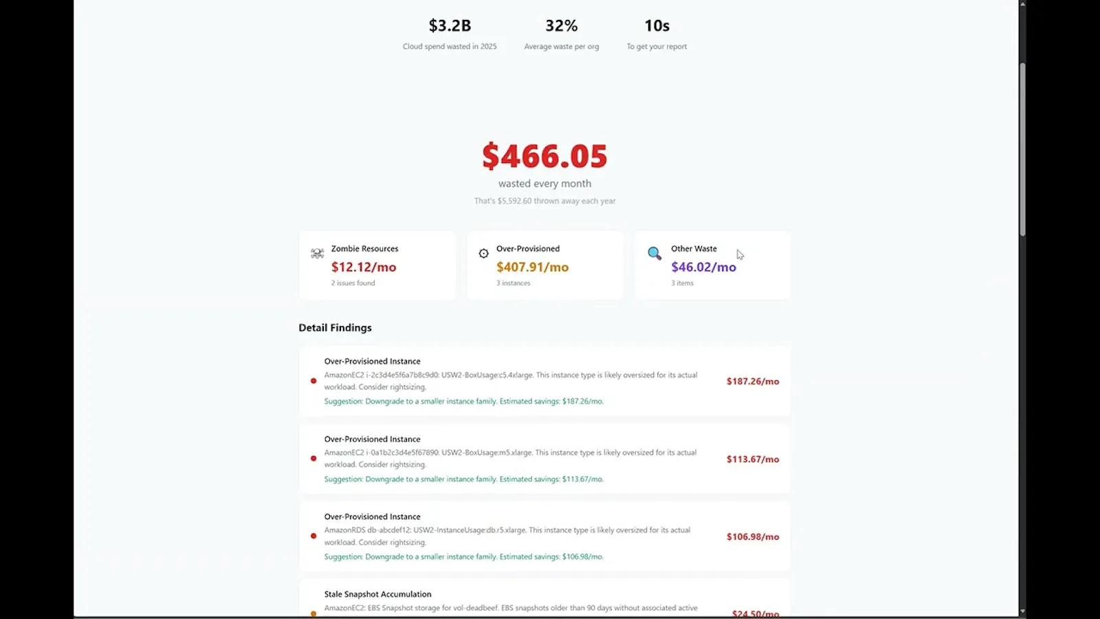 CloudSaver AI screenshot 1 (video preview)