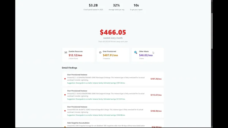 CloudSaver AI screenshot 1 (video preview)