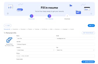 ResumeForrest v2.0 gallery image