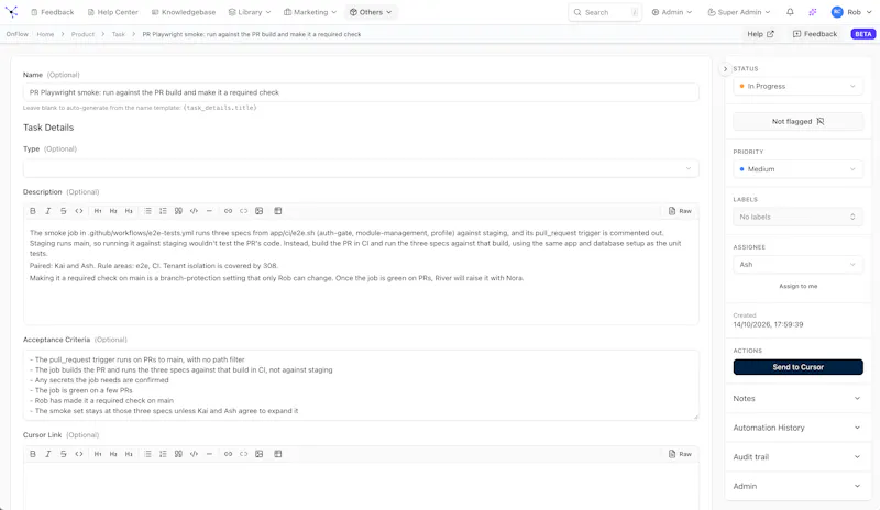 OnFlow screenshot 2