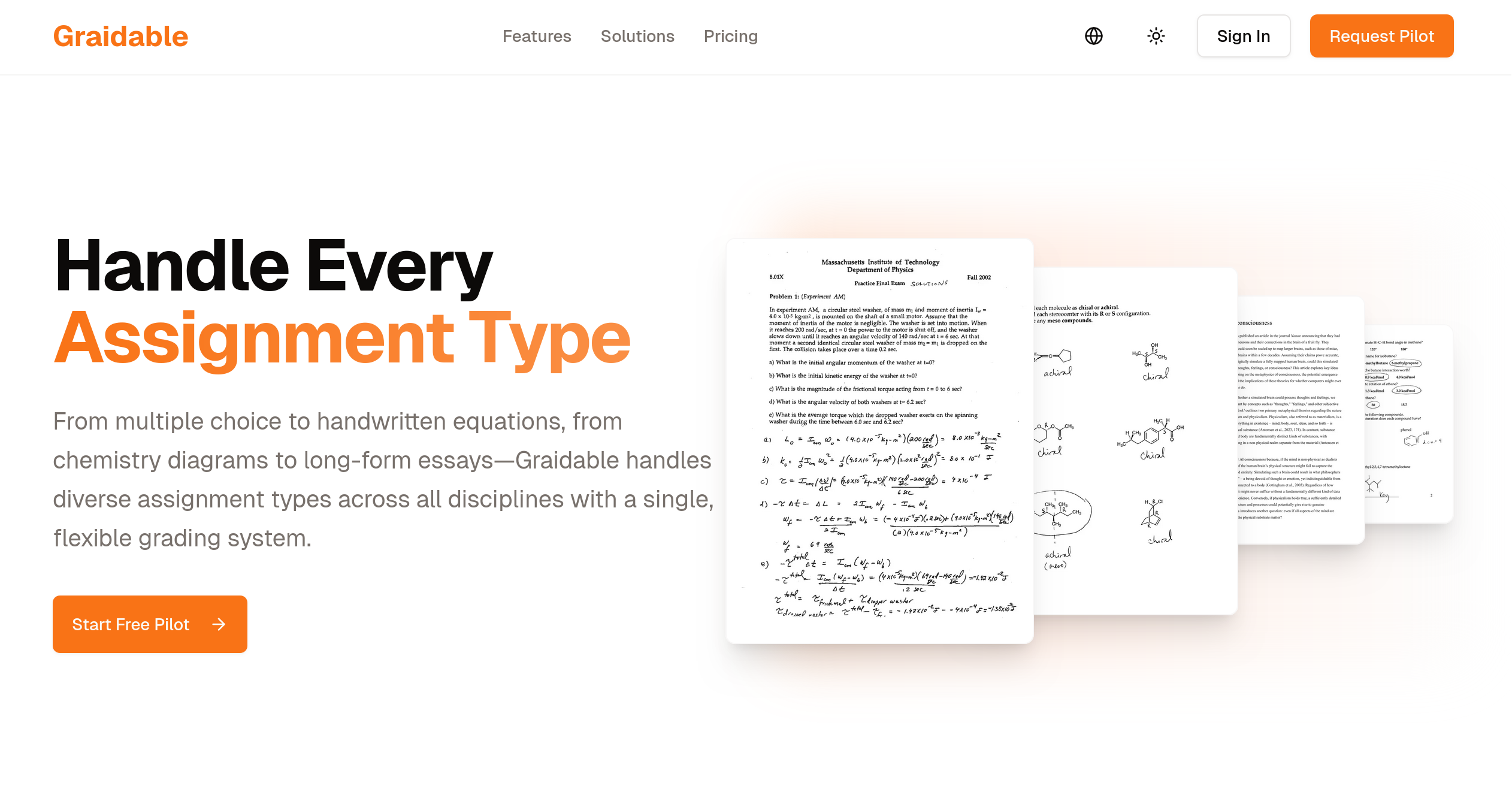 Graidable - Screenshot 2 showing product features and functionality