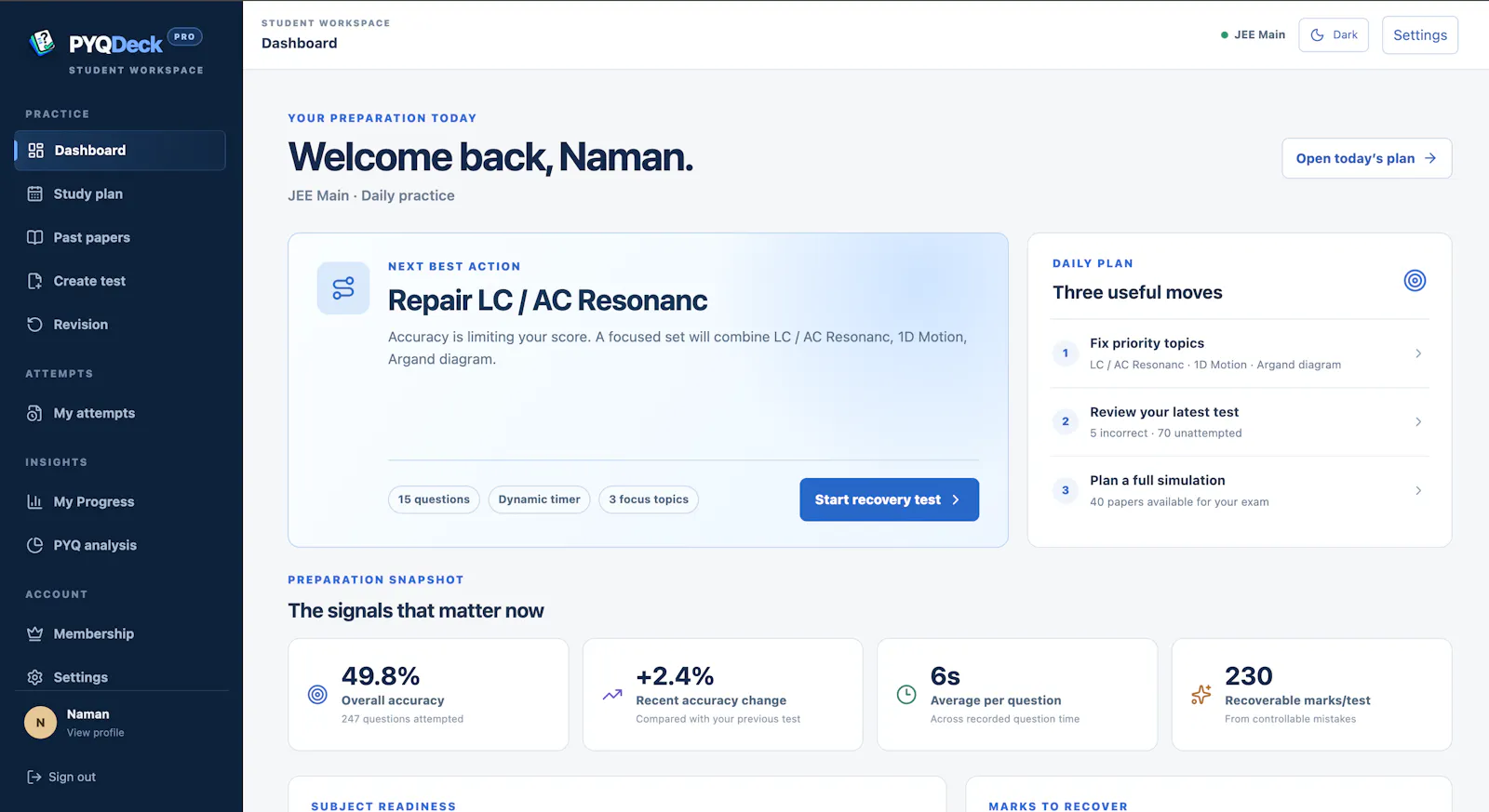 PYQDeck.com screenshot 2