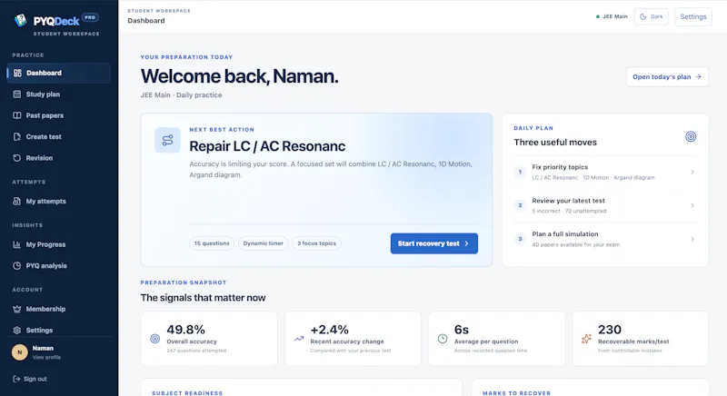 PYQDeck.com screenshot 2