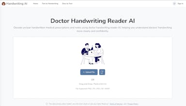 Handwriting AI gallery image