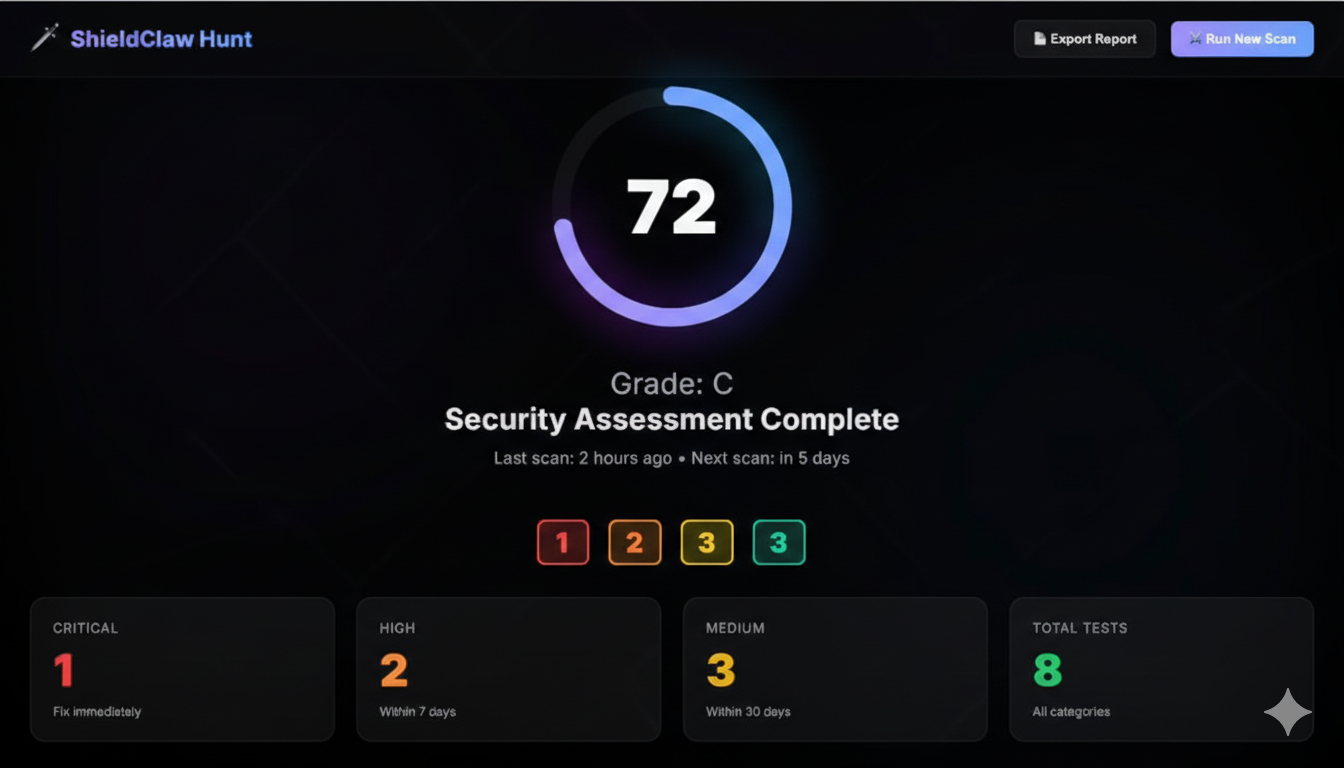 ShieldClaw Hunt logo