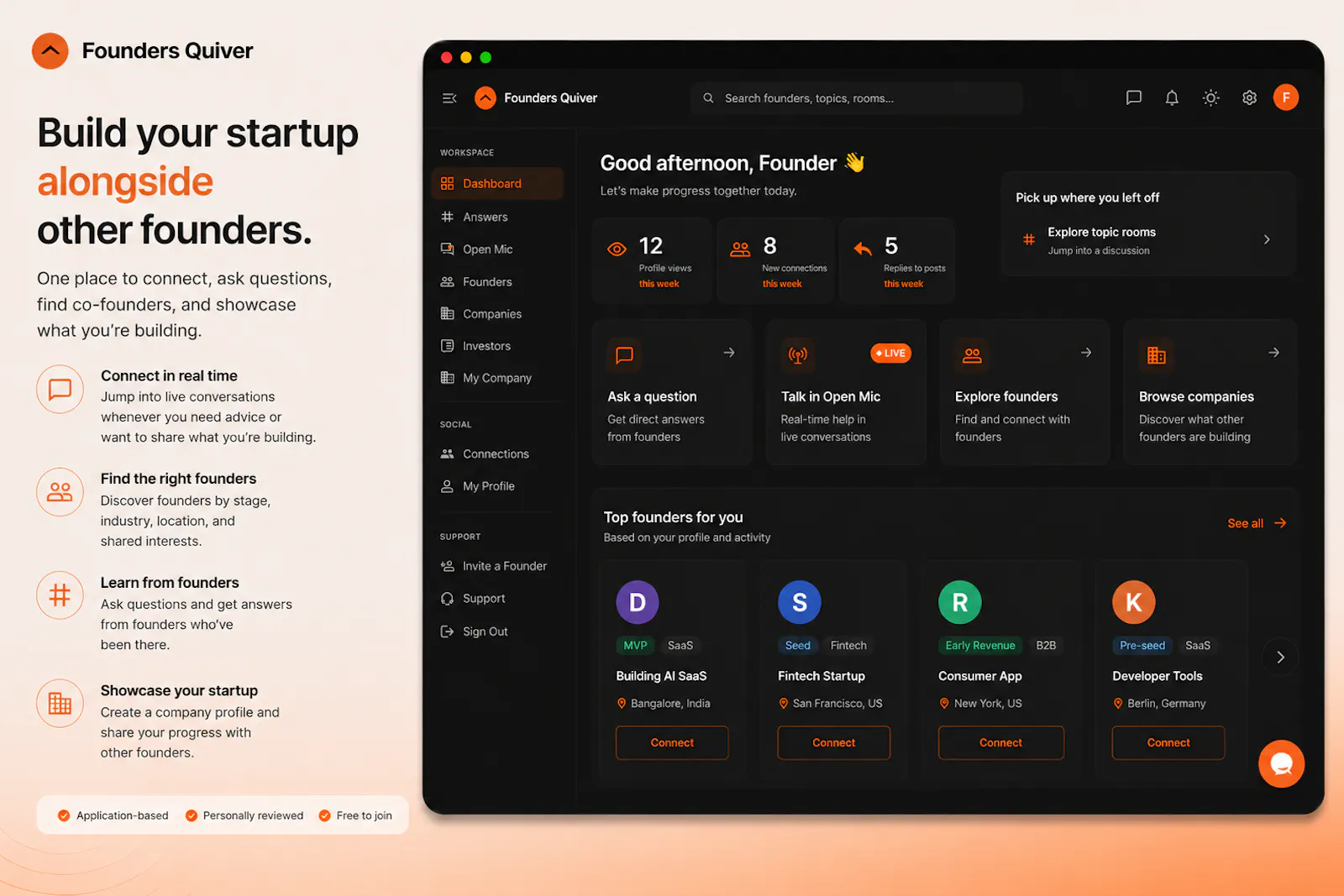 Founders Quiver screenshot 1