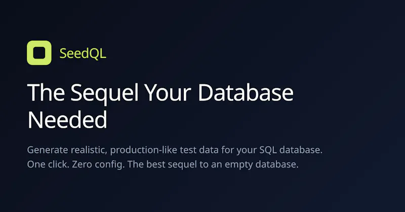 SeedQL screenshot 2