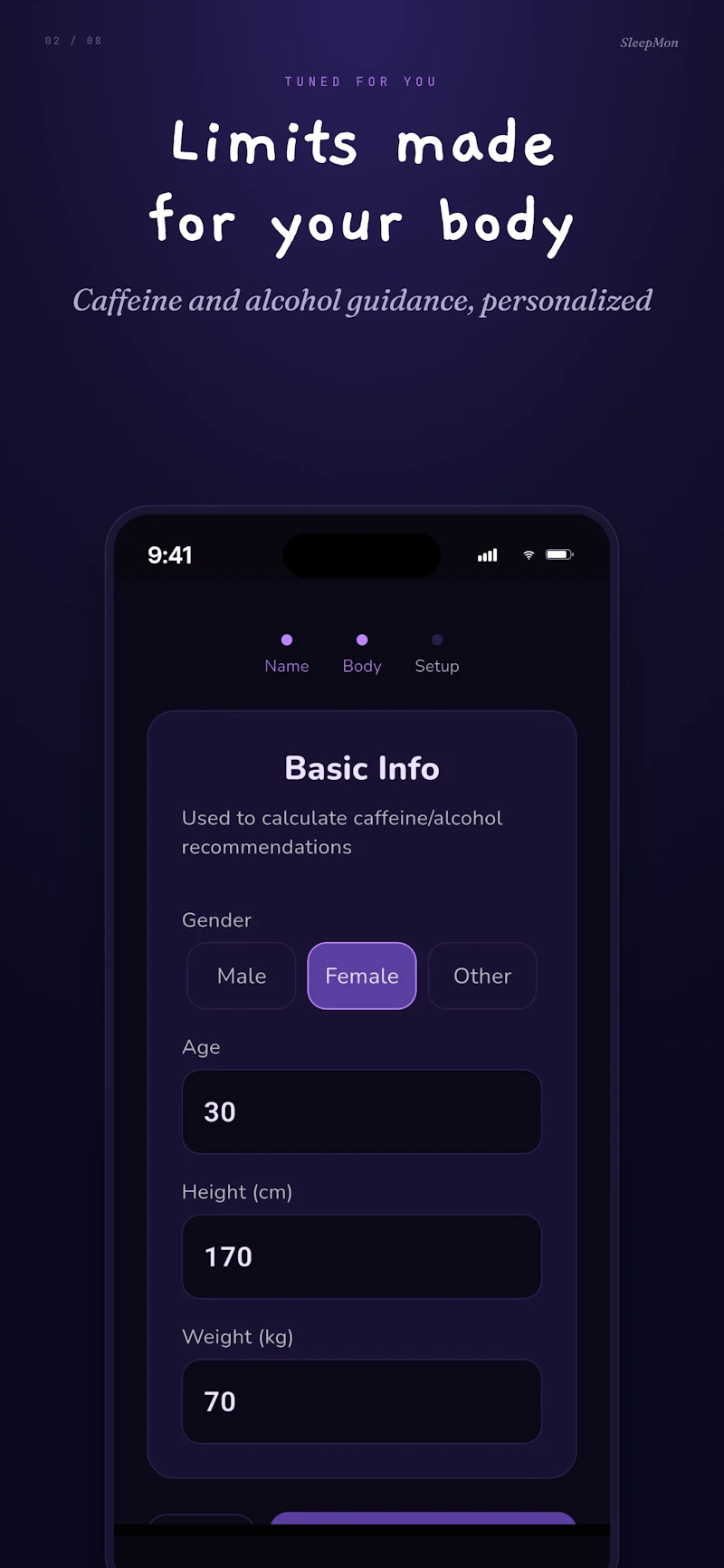 SleepMon: Sleep Tracker & Lock screenshot 1