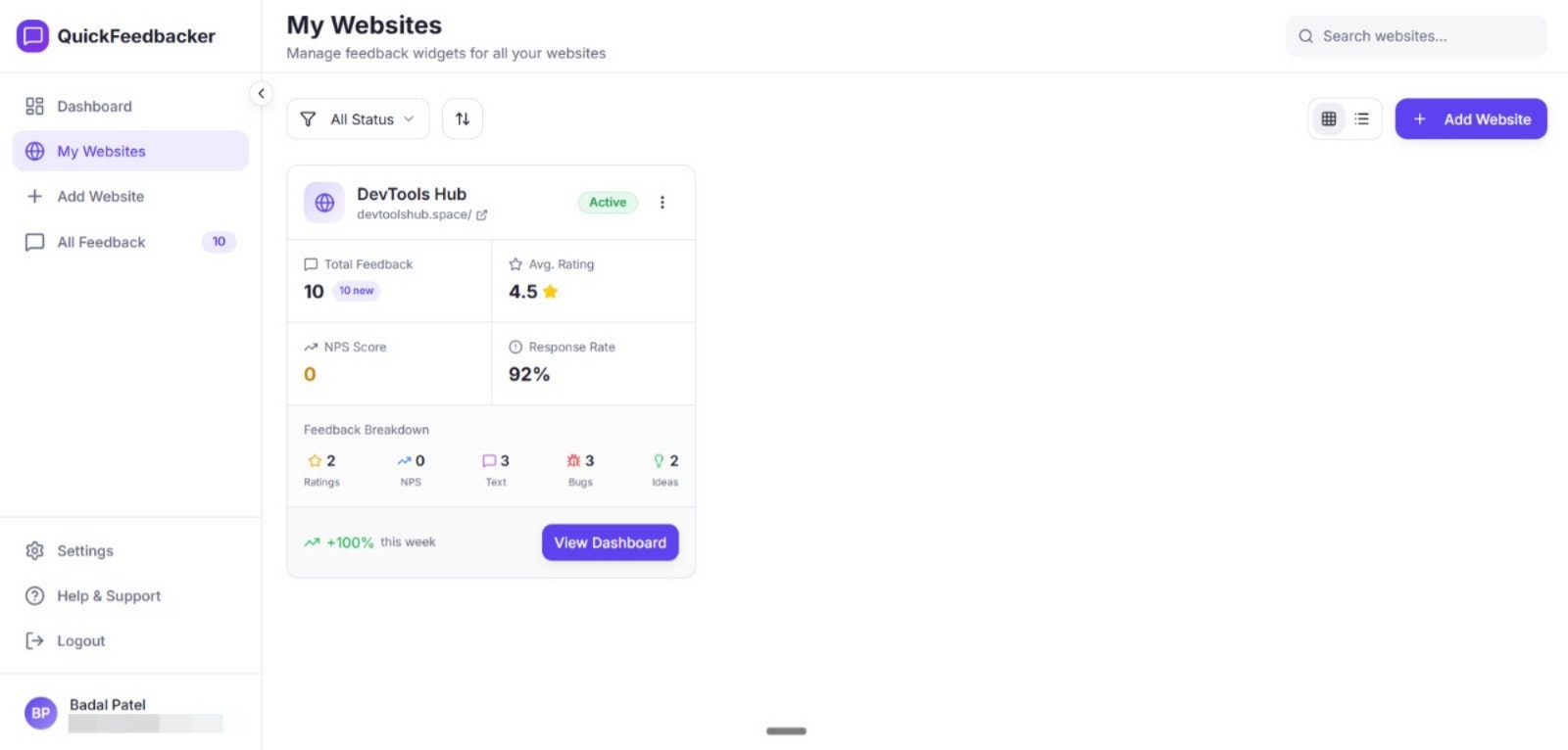 QuickFeedbacker gallery image