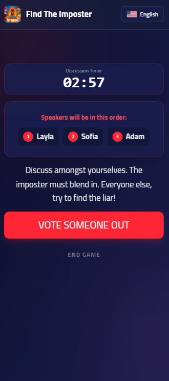 Free party game | Find the imposter gallery image