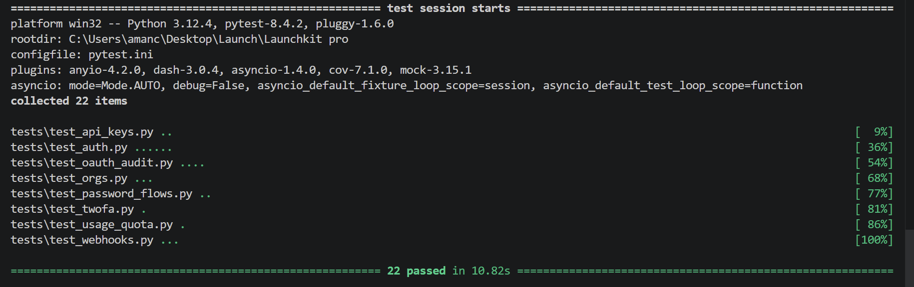 LaunchKit - Premium FastAPI SaaS Backend gallery image