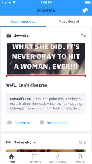 Disqus iOS App
