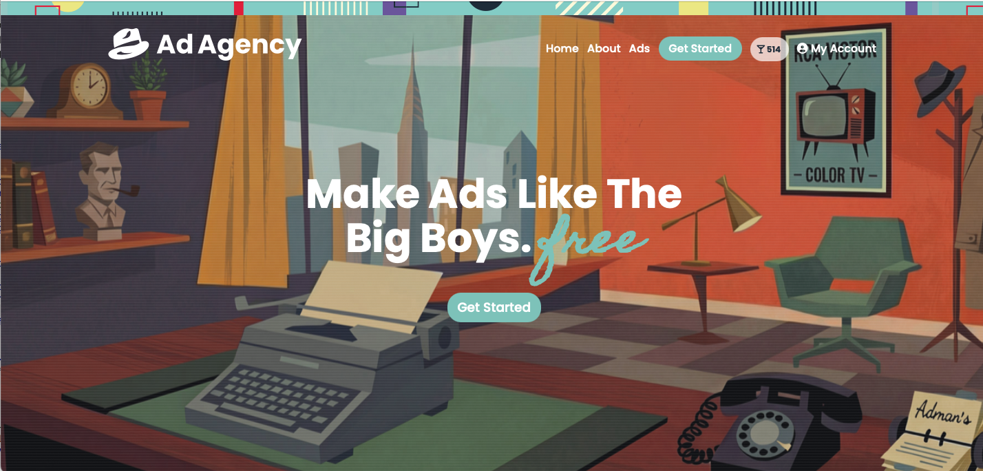 Ad Agency - Screenshot 2 showing product features and functionality