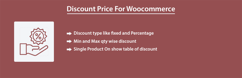 Discount Price For Woocommerce gallery image