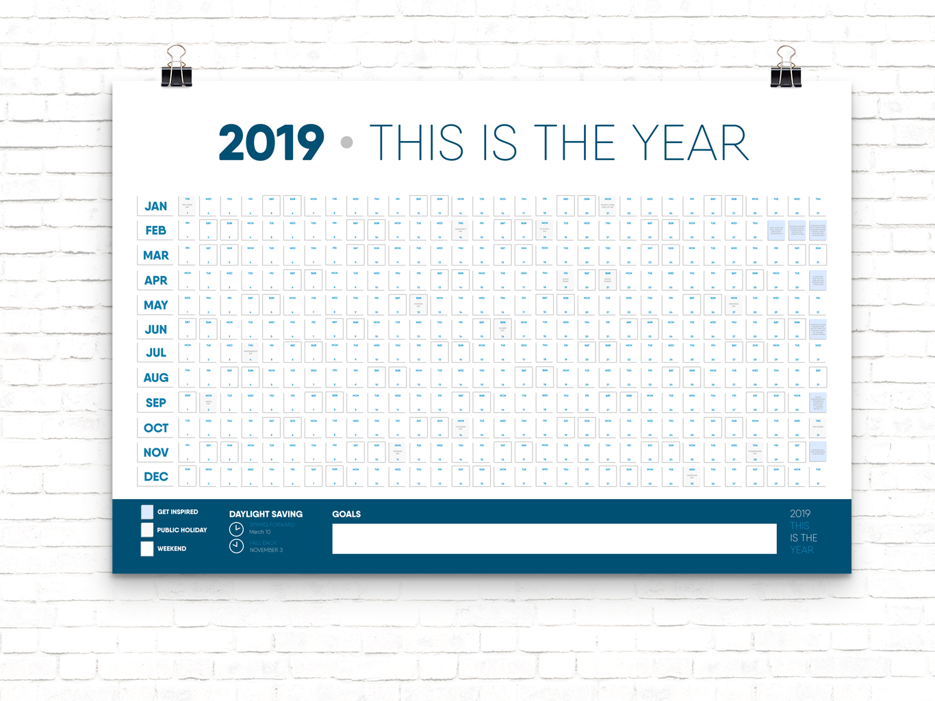 This Is the Year Poster Calendar gallery image