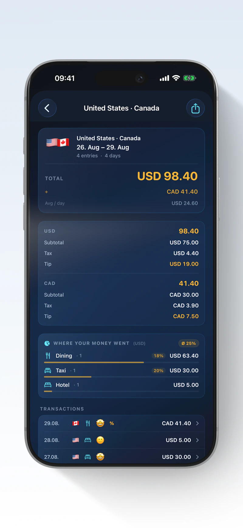BillTip screenshot 4