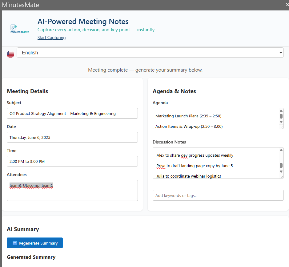 Minutes Mate gallery image