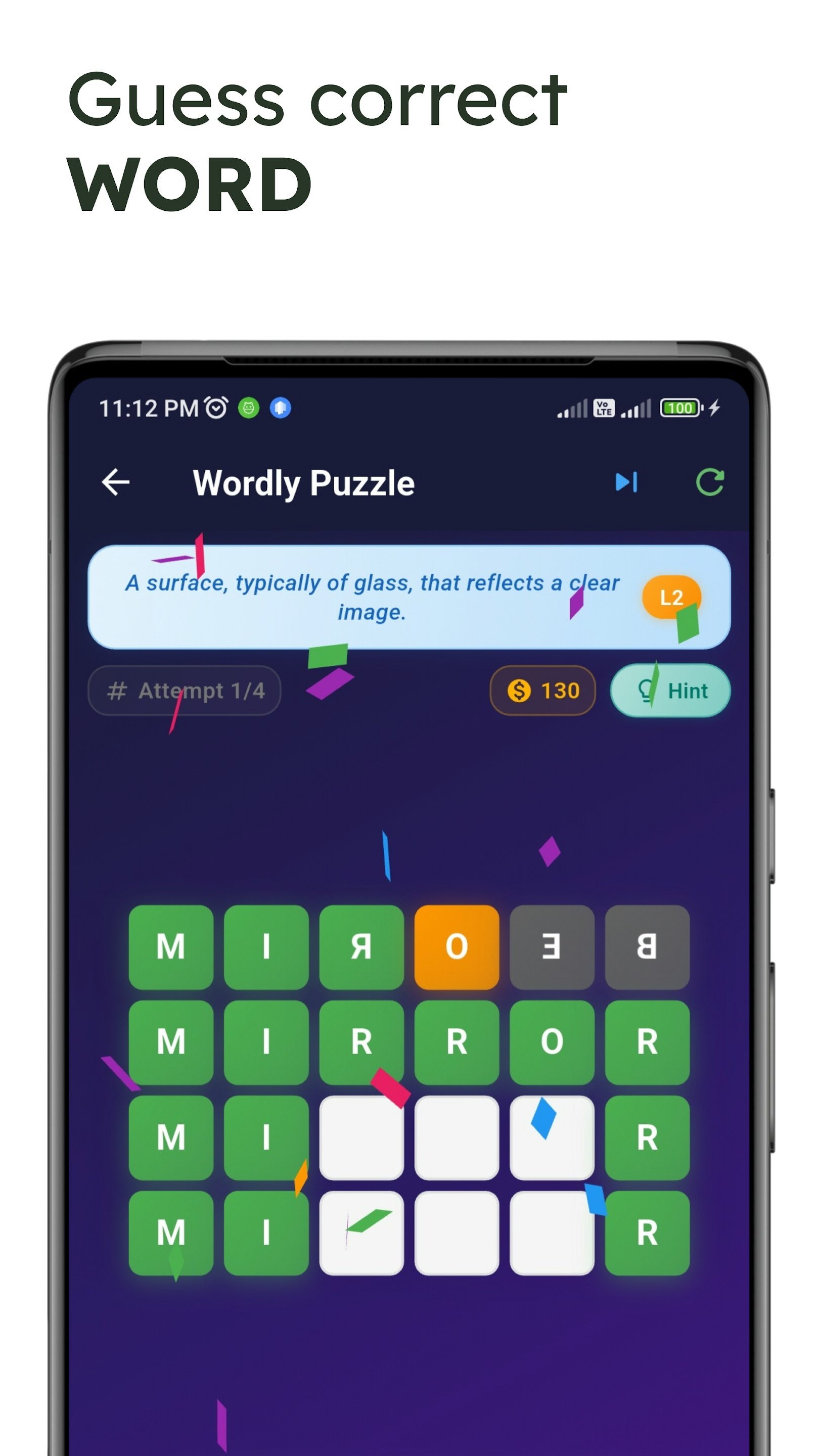 Wordly Puzzle: indovina e costruisci media 3