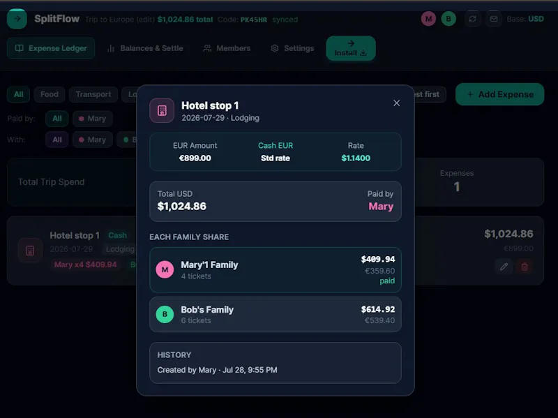 SplitFlow screenshot 4