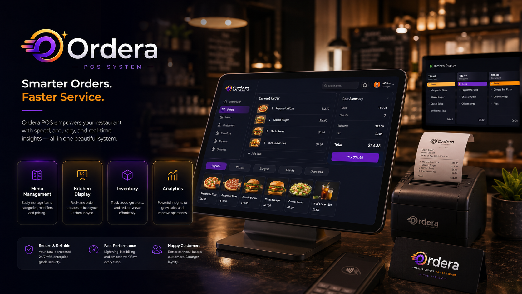Ordera POS system for UAE restaurant gallery image