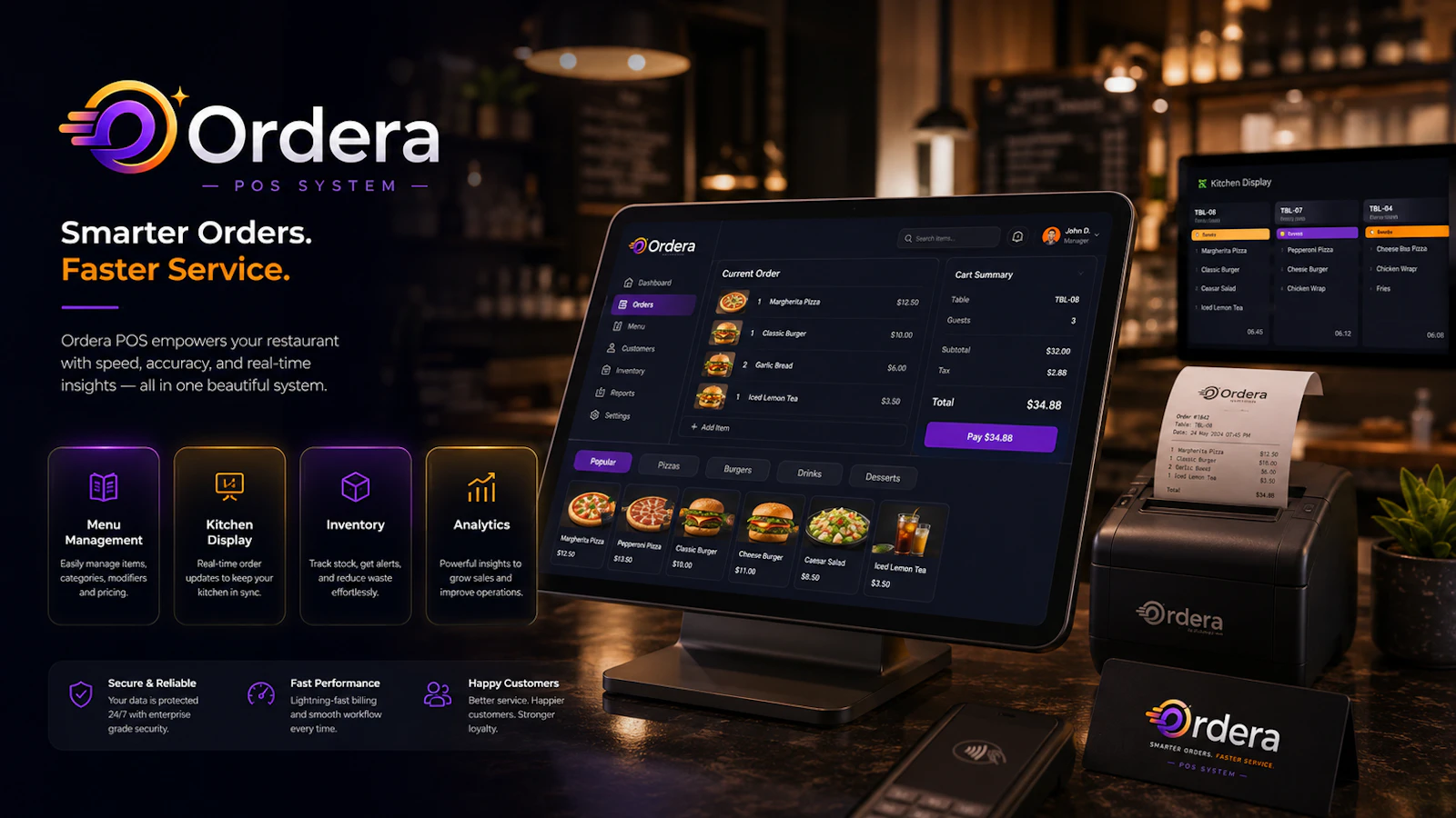 Ordera POS system for UAE restaurant screenshot 3