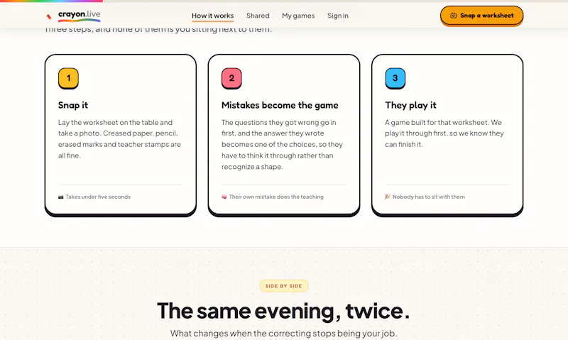 crayon.live · homework comes alive screenshot 5