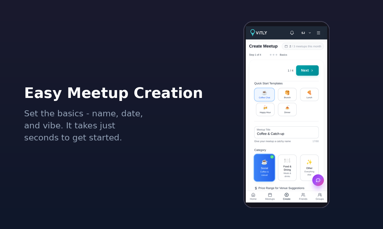 Vitly - Screenshot 2 showing product features and functionality