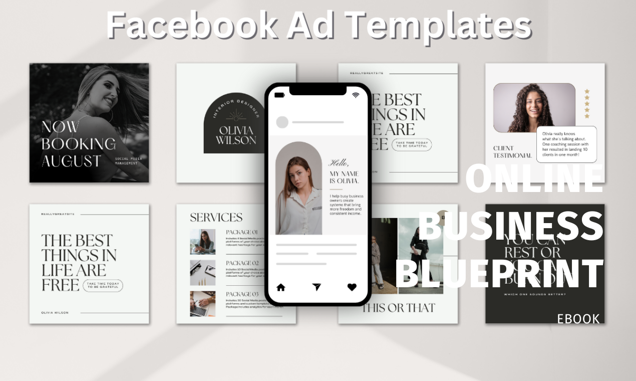เทมเพลตโฆษณา Facebook e-book media 1