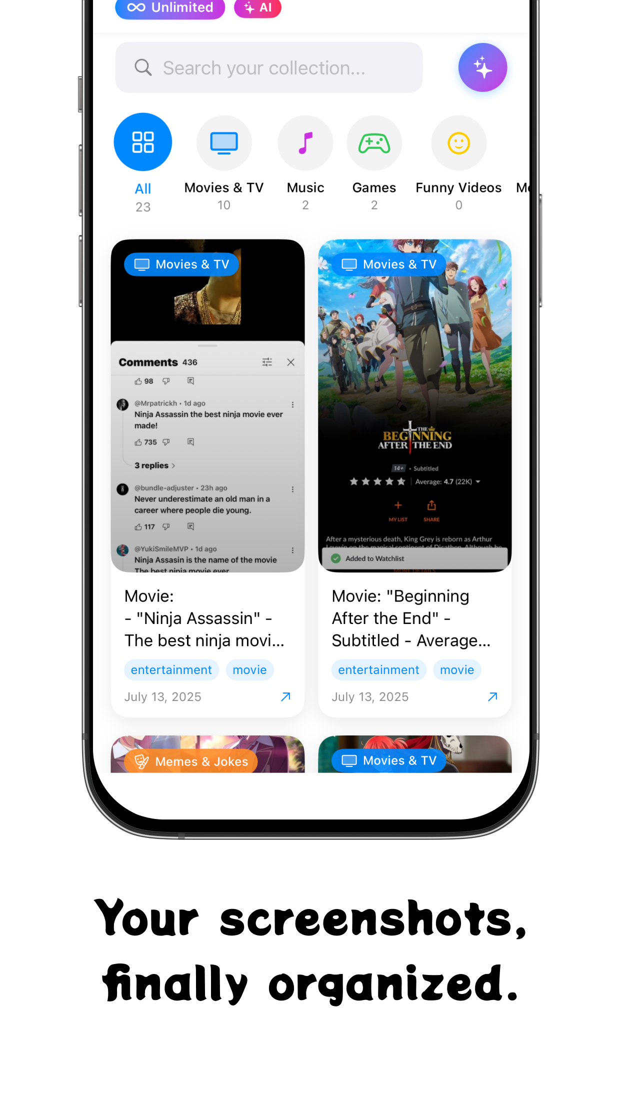 A Smart Screenshot Manager gallery image