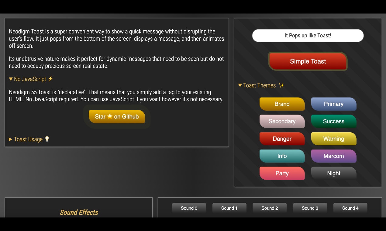 หน้า Landing Page UX Micro-library - รหัสต่ำความสนุกสนานและโอเพ่นซอร์ส media 1