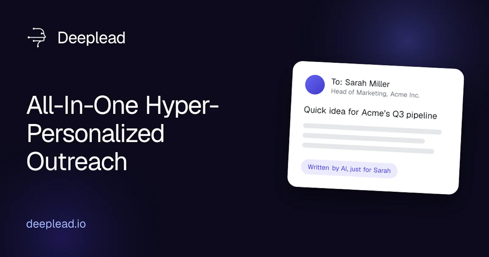 Deeplead screenshot 1