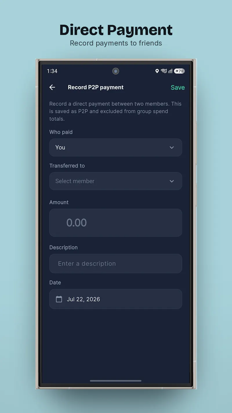 Splitwell: Split expenses screenshot 5