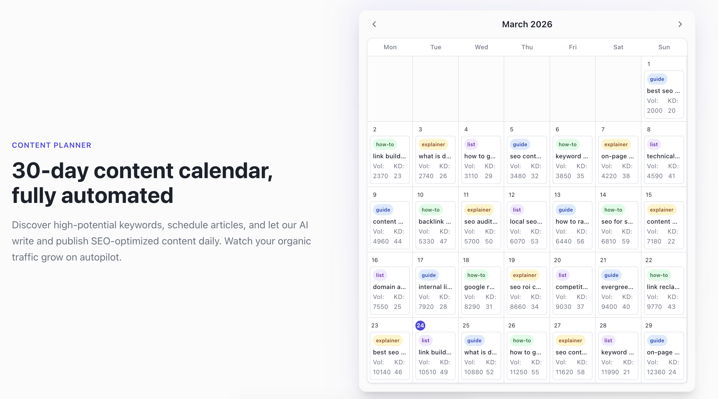 SEO Backlinks Club — Content Automation gallery image